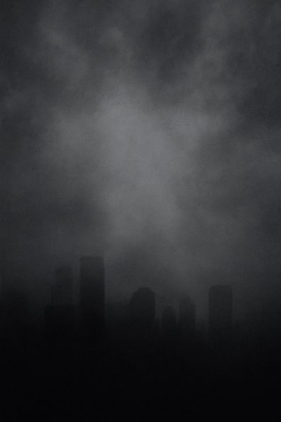 Dark studio with candles